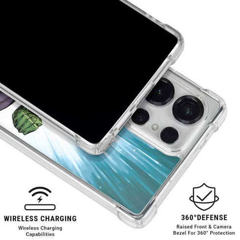 Marvel Avengers Team Galaxy S26 Ultra Clear Case