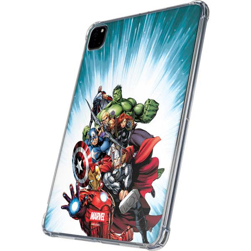 Marvel Avengers Team iPad Pro 11in (2024) Clear Case