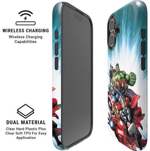 Marvel Avengers Team iPhone 16 Magsafe Impact Case