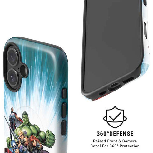 Marvel Avengers Team iPhone 16 Plus Magsafe Impact Case