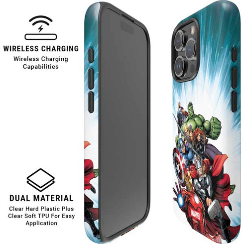 Marvel Avengers Team iPhone 16 Pro Magsafe Impact Case