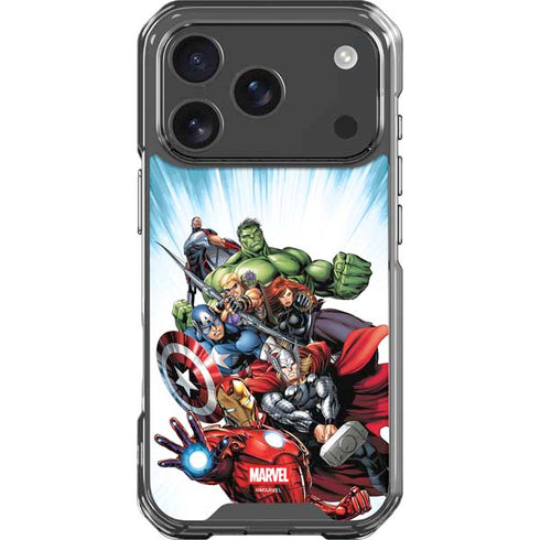 Marvel Avengers Team iPhone 18 Pro Clear Case
