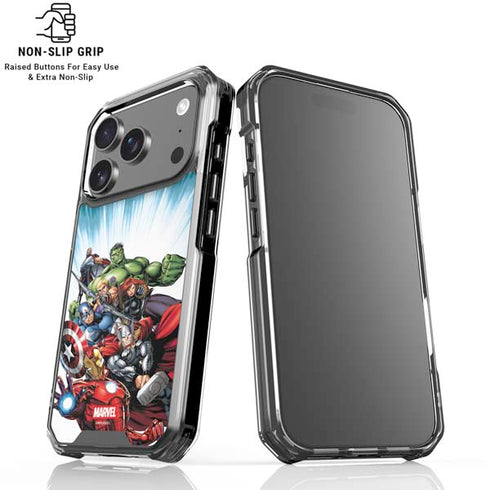 Marvel Avengers Team iPhone 18 Pro Clear Case