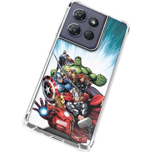 Marvel Avengers Team Moto G Play 5G (2025) Clear Case