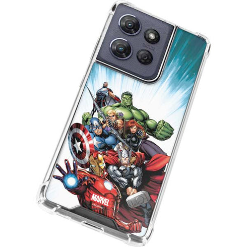 Marvel Avengers Team Moto G Stylus 5G (2025) Clear Case