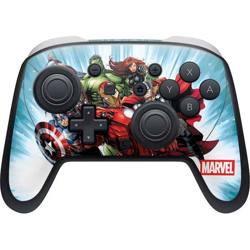 Marvel Avengers Team Nintendo Switch 2 (2025) Pro Controller Skin