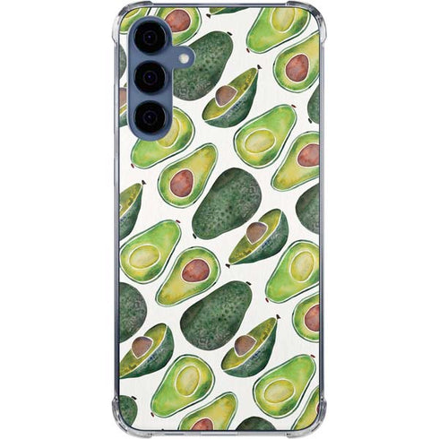 Avocados by Cat Coq Galaxy A35 5G Clear Case
