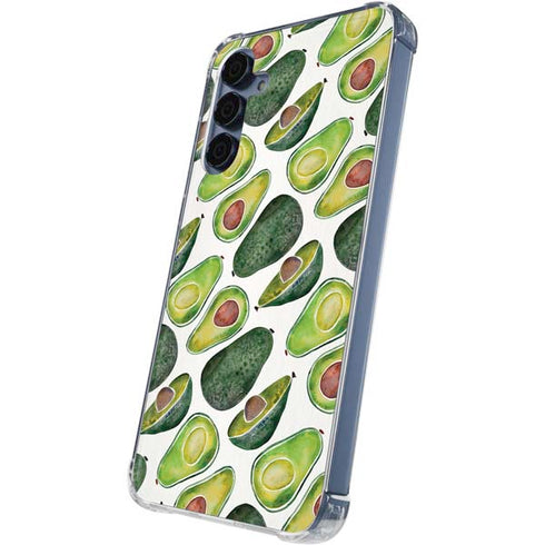 Avocados by Cat Coq Galaxy A35 5G Clear Case
