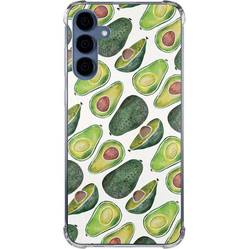 Avocados by Cat Coq Galaxy A55 5G Clear Case
