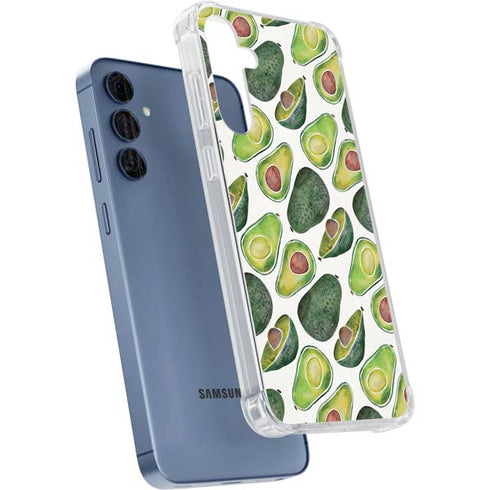 Avocados by Cat Coq Galaxy A55 5G Clear Case
