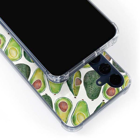 Avocados by Cat Coq Galaxy A55 5G Clear Case