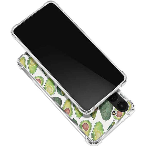 Avocados by Cat Coq Galaxy S24 FE Clear Case