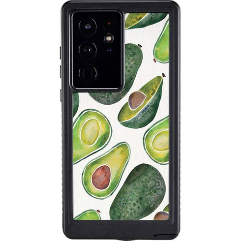 Avocados by Cat Coq Galaxy S24 Ultra Waterproof Case