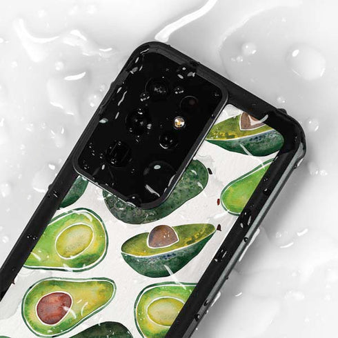 Avocados by Cat Coq Galaxy S24 Ultra Waterproof Case