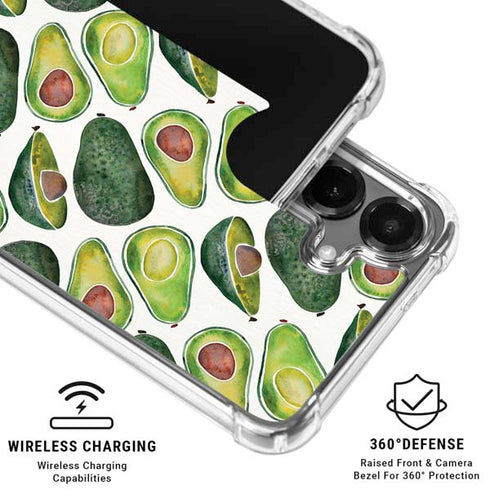 Avocados by Cat Coq Galaxy S26 Clear Case