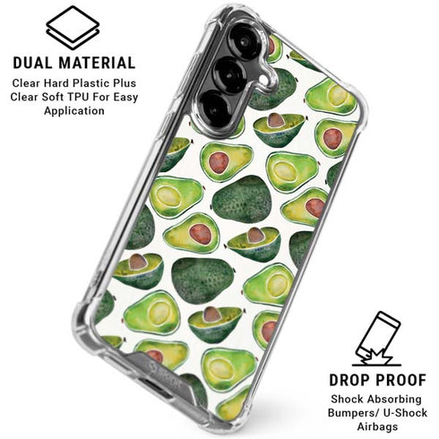 Avocados by Cat Coq Galaxy S26 Clear Case