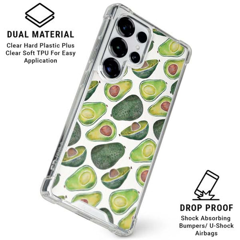 Avocados by Cat Coq Galaxy S26 Ultra Clear Case