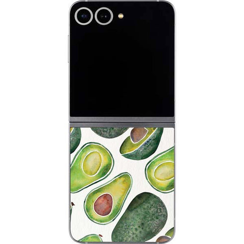 Avocados by Cat Coq Galaxy Z Flip6 Skin