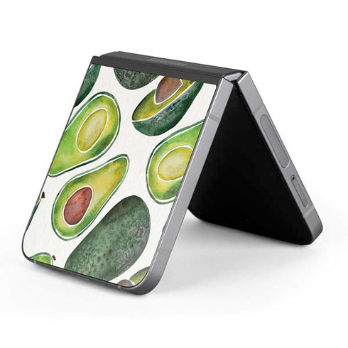 Avocados by Cat Coq Galaxy Z Flip6 Skin