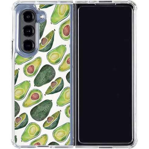 Avocados by Cat Coq Galaxy Z Fold5 5G Clear Case