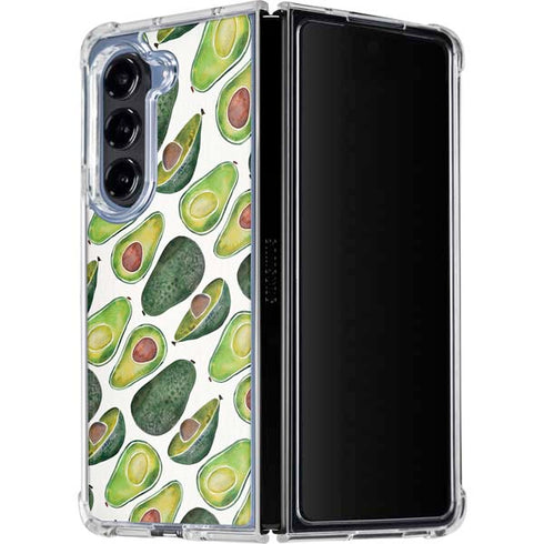 Avocados by Cat Coq Galaxy Z Fold5 5G Clear Case