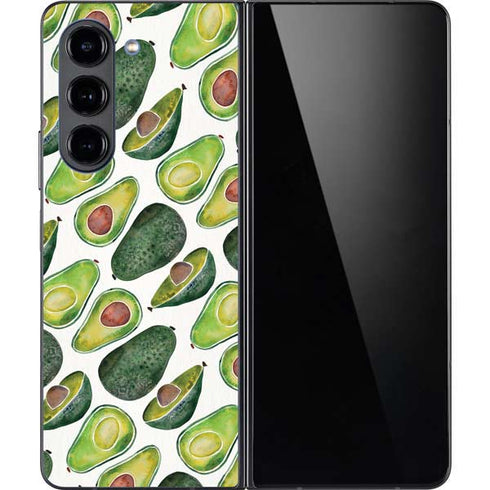 Avocados by Cat Coq Galaxy Z Fold5 5G Skin