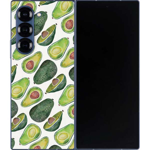 Avocados by Cat Coq Galaxy Z Fold6 Skin
