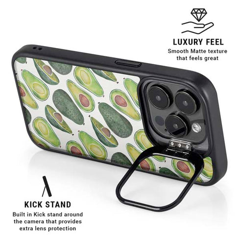 Avocados by Cat Coq iPhone 14 Pro Max Kickstand Case