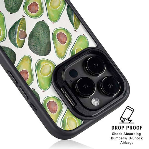 Avocados by Cat Coq iPhone 14 Pro Max Kickstand Case