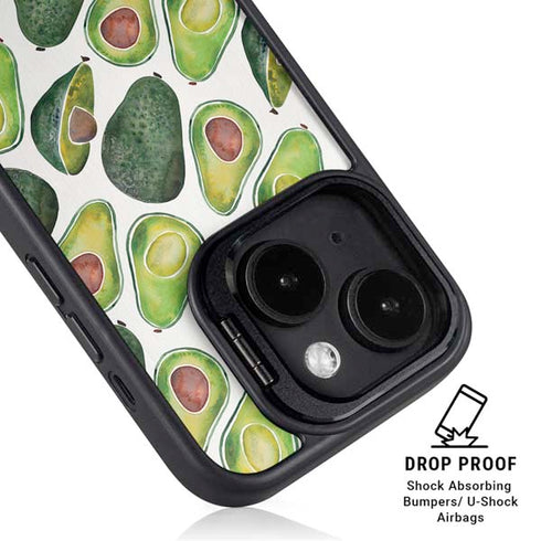 Avocados by Cat Coq iPhone 15 Plus Kickstand Case