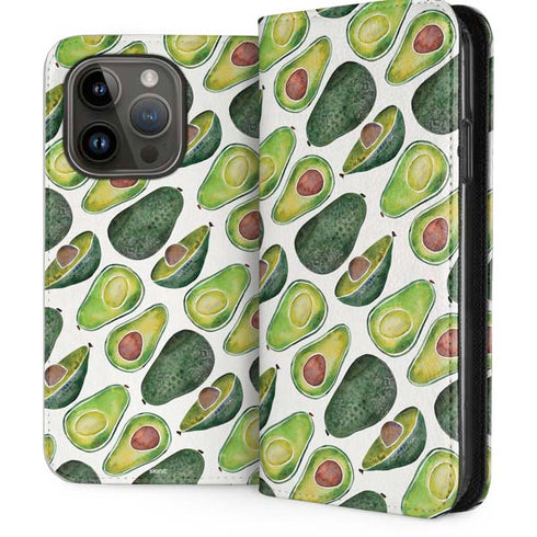 Avocados by Cat Coq iPhone 15 Pro Folio Case