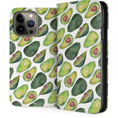 Avocados by Cat Coq iPhone 15 Pro Max Folio Case