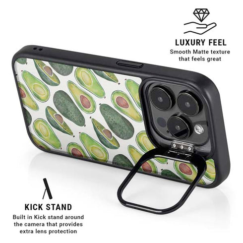 Avocados by Cat Coq iPhone 15 Pro Max Kickstand Case