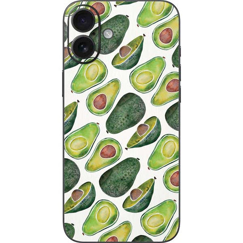 Avocados by Cat Coq iPhone 16 Plus Skin