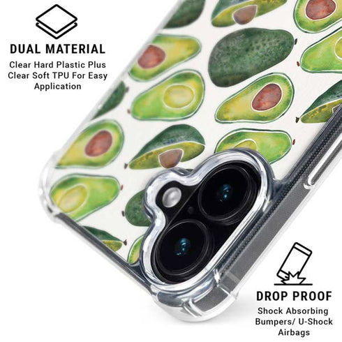 Avocados by Cat Coq iPhone 17 Clear Case