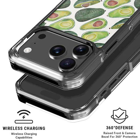 Avocados by Cat Coq iPhone 18 Pro Clear Case