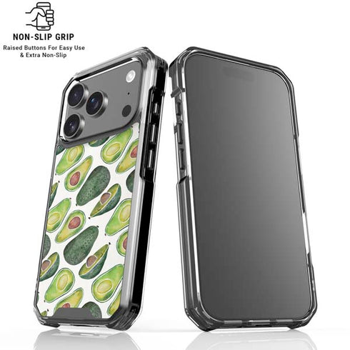 Avocados by Cat Coq iPhone 18 Pro Clear Case