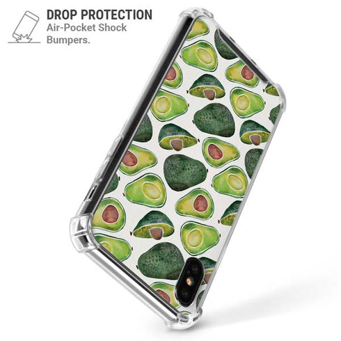 Avocados by Cat Coq iPhone X/XS Clear Case