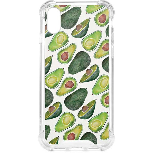 Avocados by Cat Coq iPhone XS Clear Case