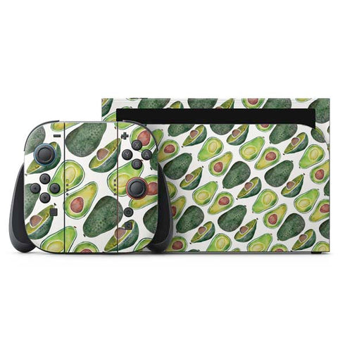 Avocados by Cat Coq Nintendo Switch 2 (2025) with Joy-Con Skin