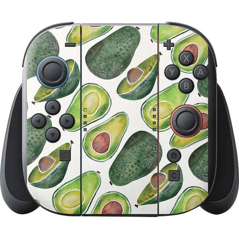 Avocados by Cat Coq Nintendo Switch 2 (2025) with Joy-Con Skin