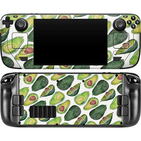 Avocados by Cat Coq Steam Deck Handheld Gaming Computer OLED Skin