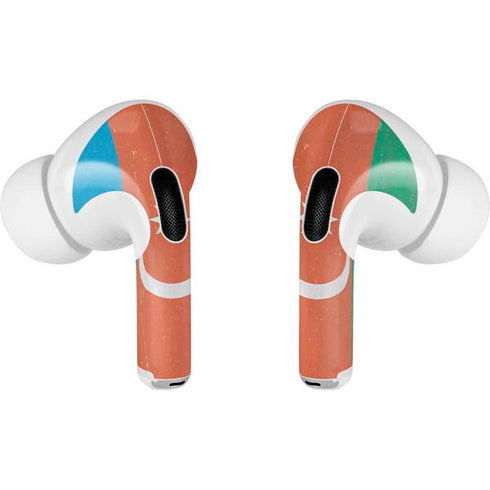 Azerbaijan Flag Distressed AirPods Skins