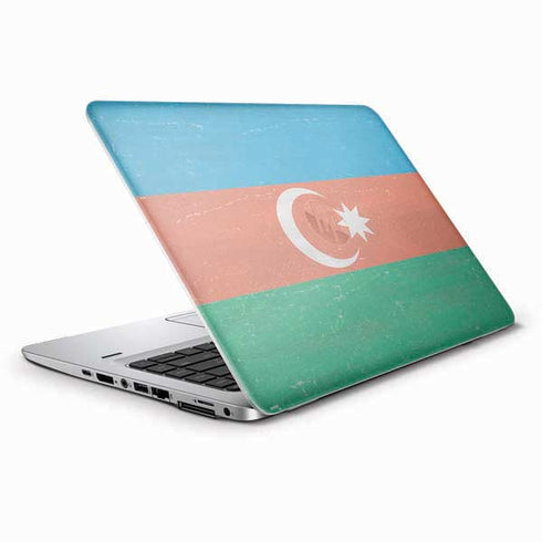 Azerbaijan Flag Distressed HP Elitebook Skin