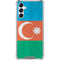 Azerbaijan Flag Distressed Gabb Phone 4 Clear Case