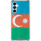 Azerbaijan Flag Distressed Galaxy A16 5G Clear Case
