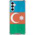 Azerbaijan Flag Distressed Galaxy A16 5G Clear Case