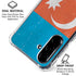 Azerbaijan Flag Distressed Galaxy A36 5G Clear Case