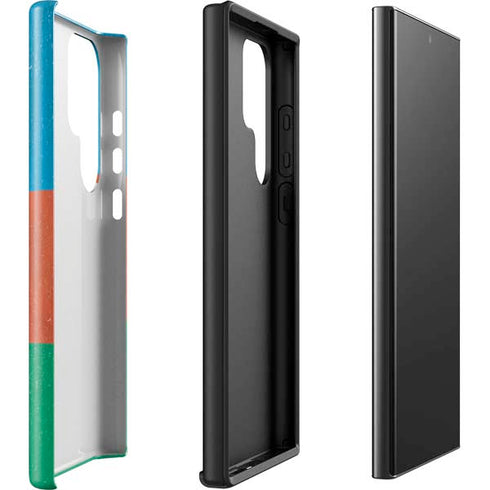 Azerbaijan Flag Distressed Galaxy S23 Ultra Pro Case