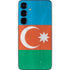 Azerbaijan Flag Distressed Galaxy S25 Skin